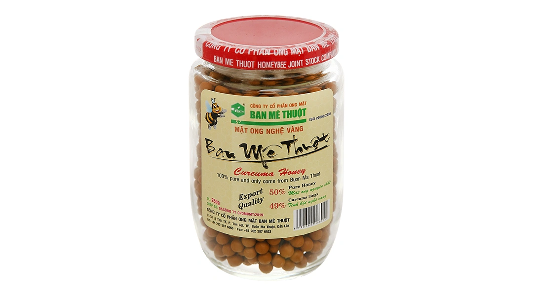 Viên mật ong nghệ vàng Ban Mê Thuột hũ 120g - 7